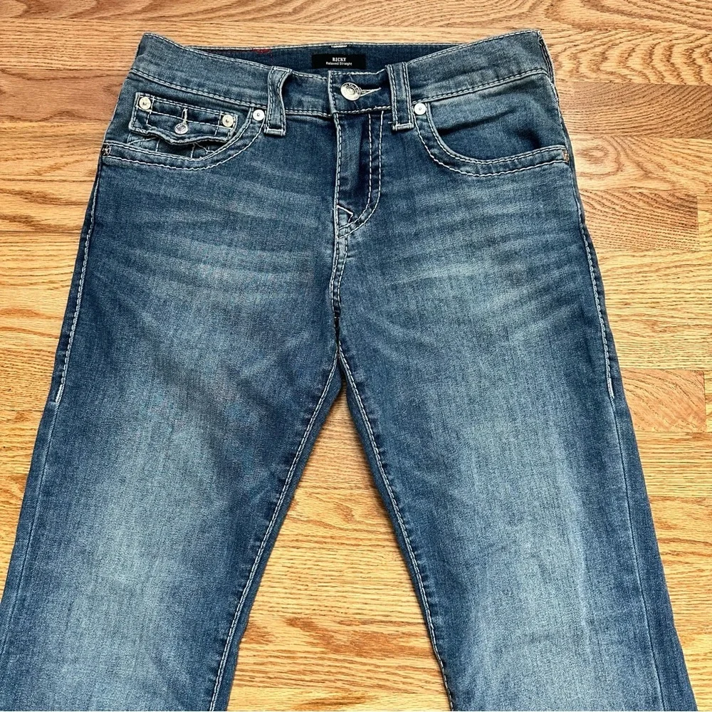 True Religion Ricky Relaxed Straight‎ Jeans Size 30